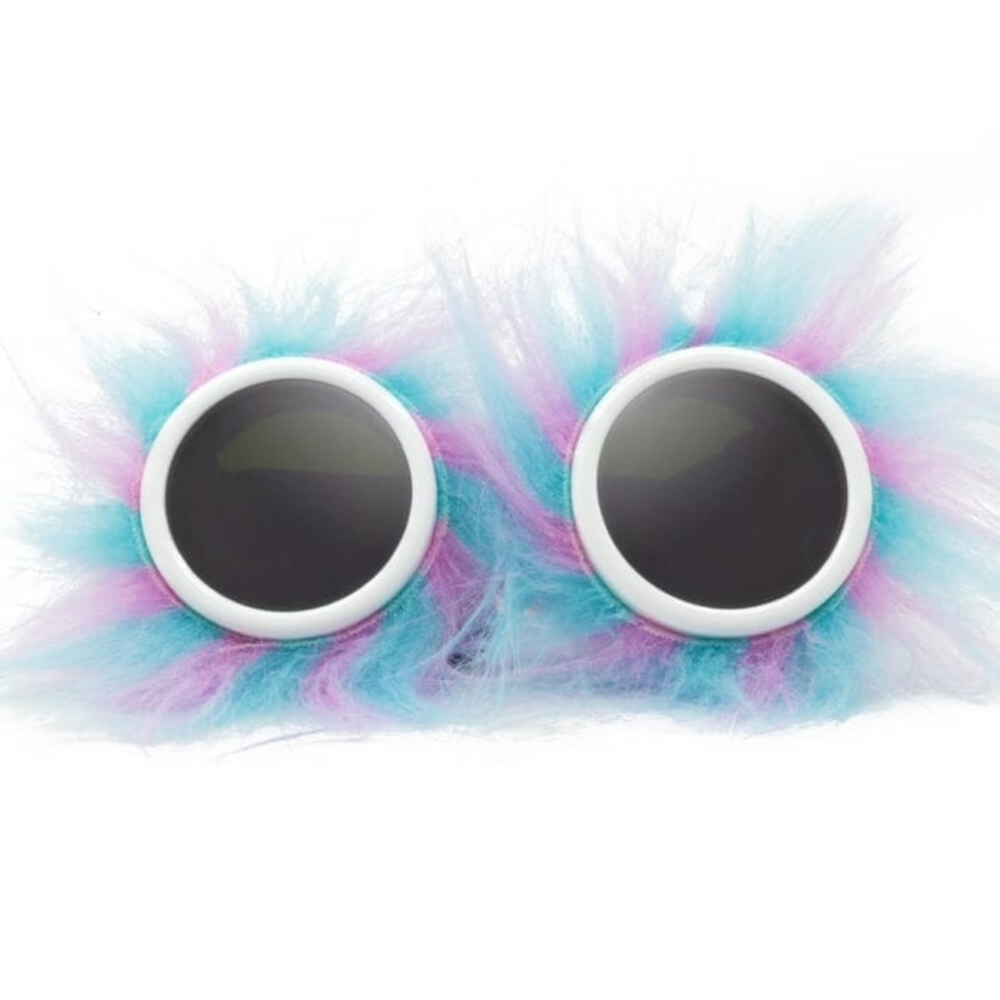 Faux Furry RAVE Party Animal Goggles - Picture 4 of 5